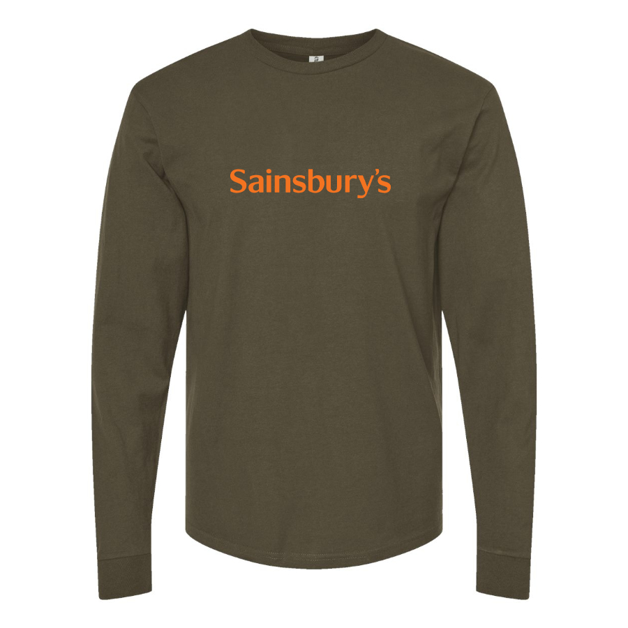 Men's Sainsbury_s Logo Long Sleeve T-Shirt