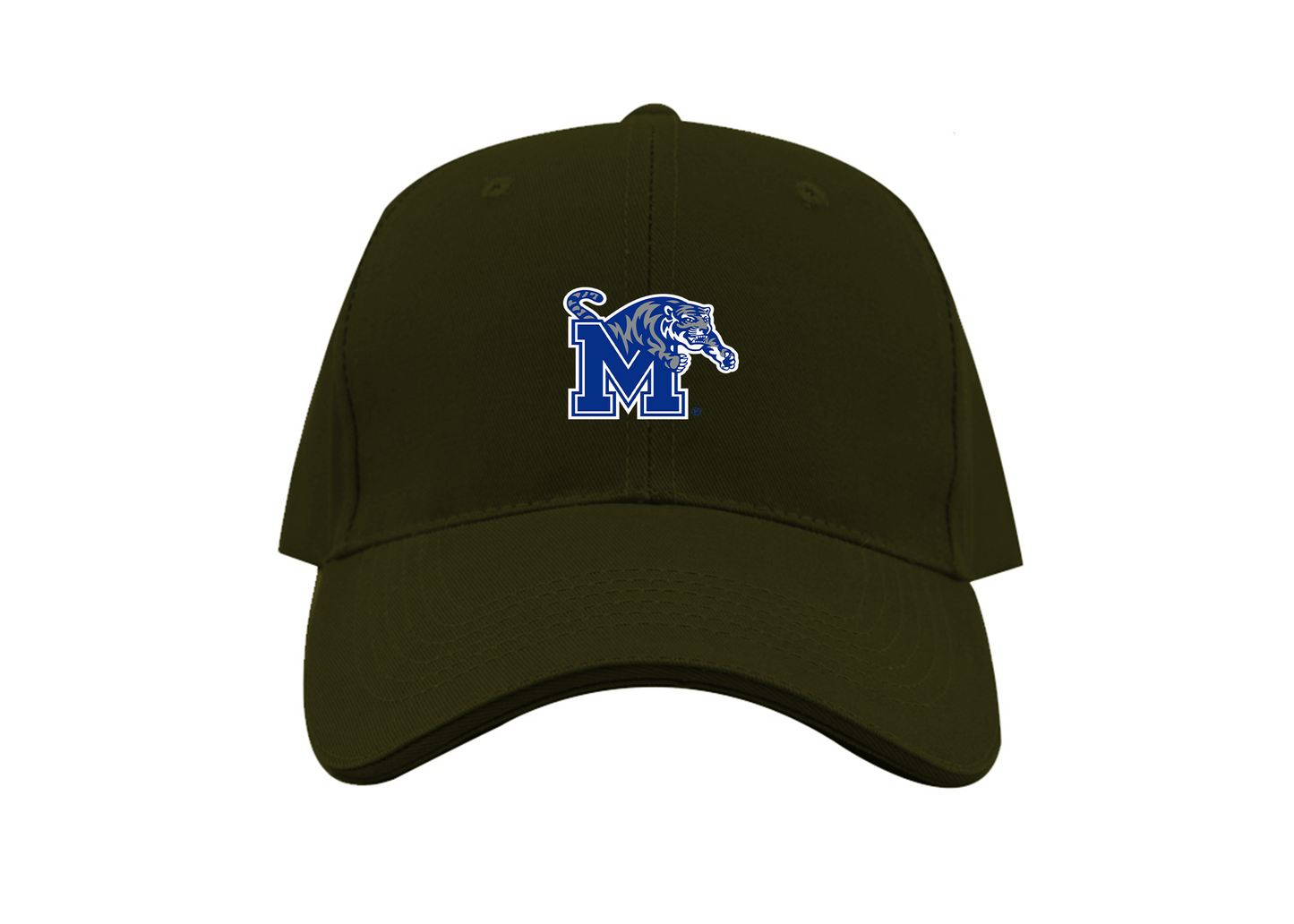 Memphis Tigers Logo Dad Baseball Cap Hat