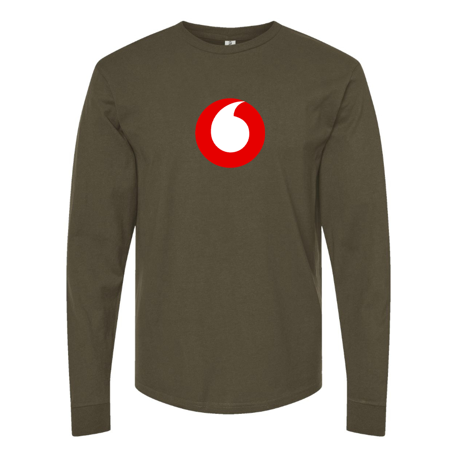 Men's Vodafone Logo Long Sleeve T-Shirt