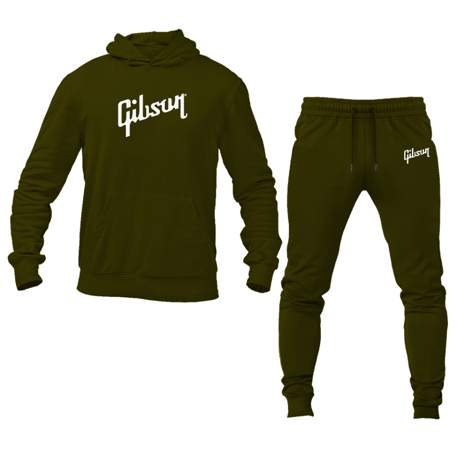Men's Gibson Logo Hoodie Joggers Set