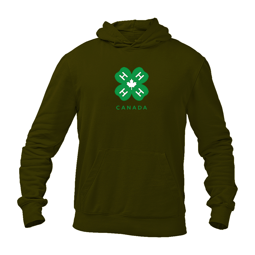 Men's 4H Canada Logo Gildan Heavy Blend Hooded Sweatshirt