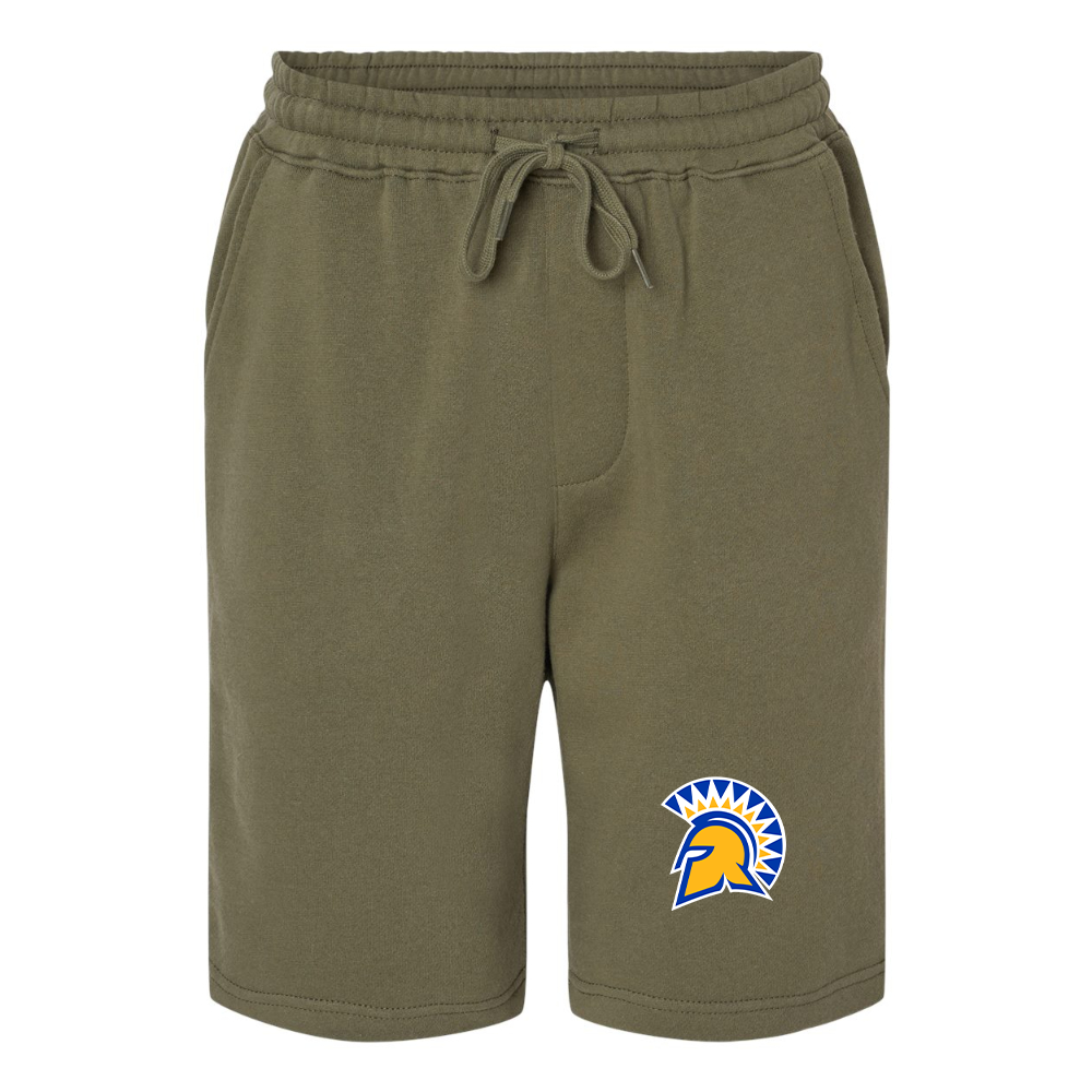 Men's San Jose State Spartans Logo Independent Trading Co Midweight Fleece Shorts