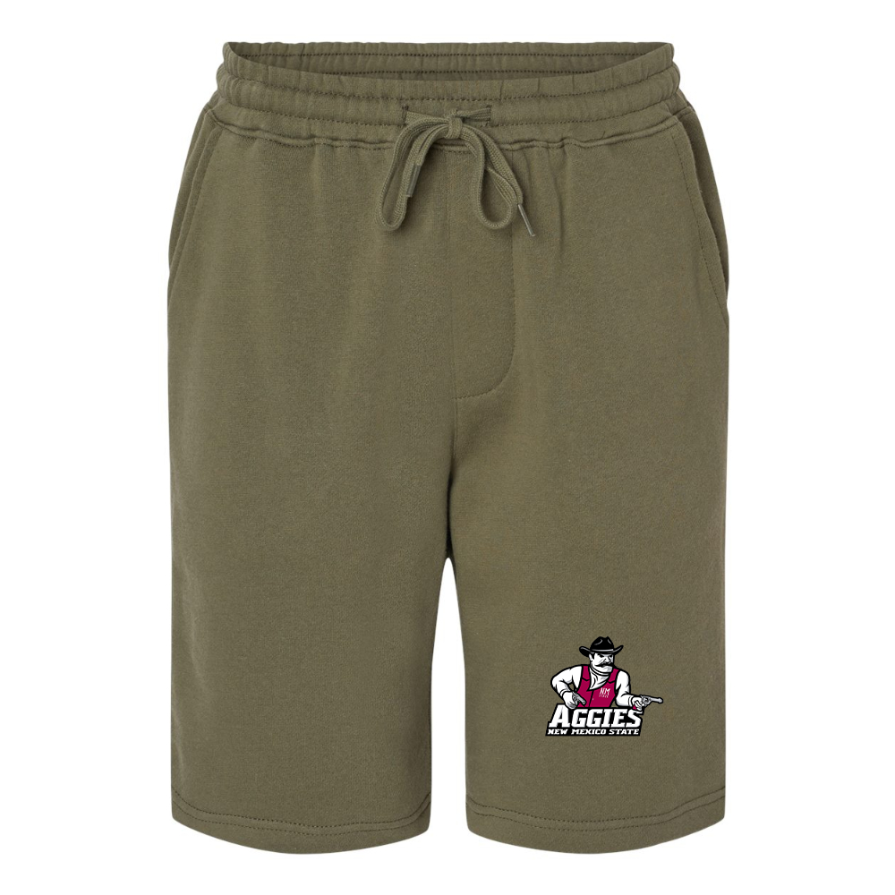Men's Aggies New Mexico State Logo Independent Trading Co Midweight Fleece Shorts