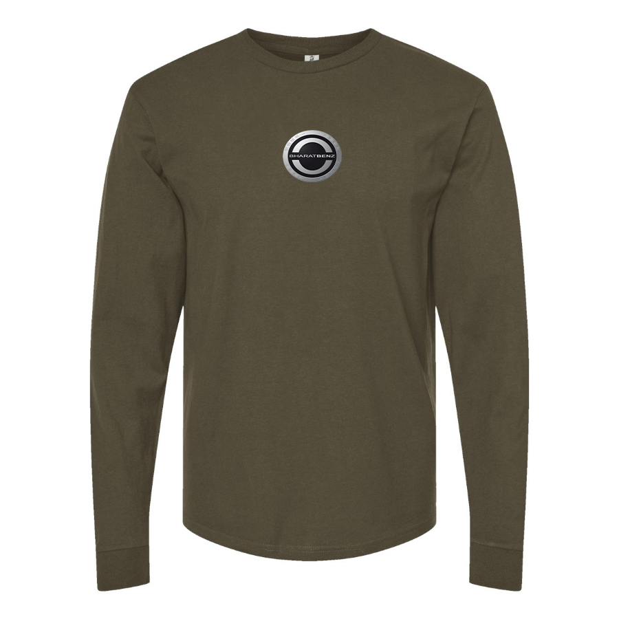 Men's BharatBenz Logo Long Sleeve T-Shirt