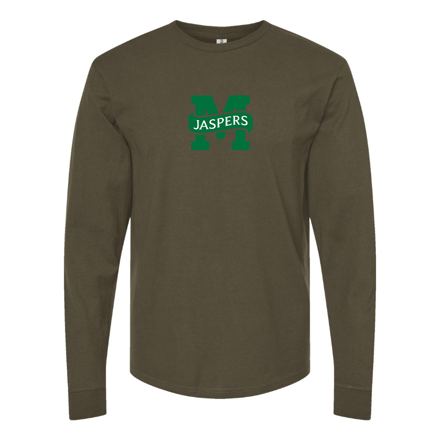 Men's Manhattan Jaspers Logo Long Sleeve T-Shirt
