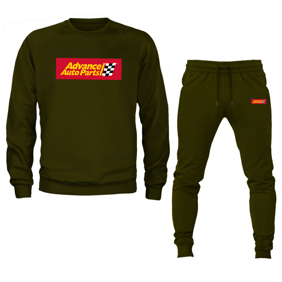 Men's Advance Auto Parts Logo Crewneck Sweatshirt Joggers Suit