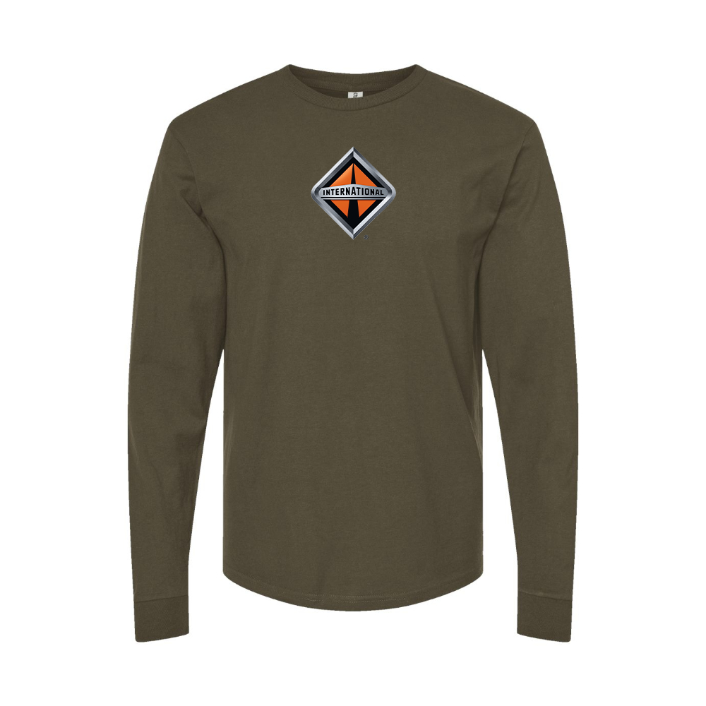 Men's International Trucks Logo Long Sleeve T-Shirt