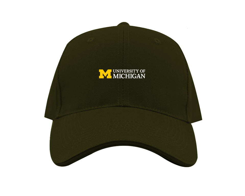 University of Michigan Logo Dad Baseball Cap Hat