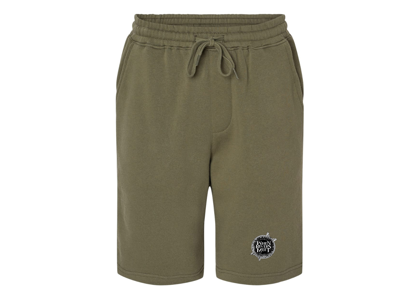 Men's When Rivers Meet Independent Trading Co Midweight Fleece Shorts