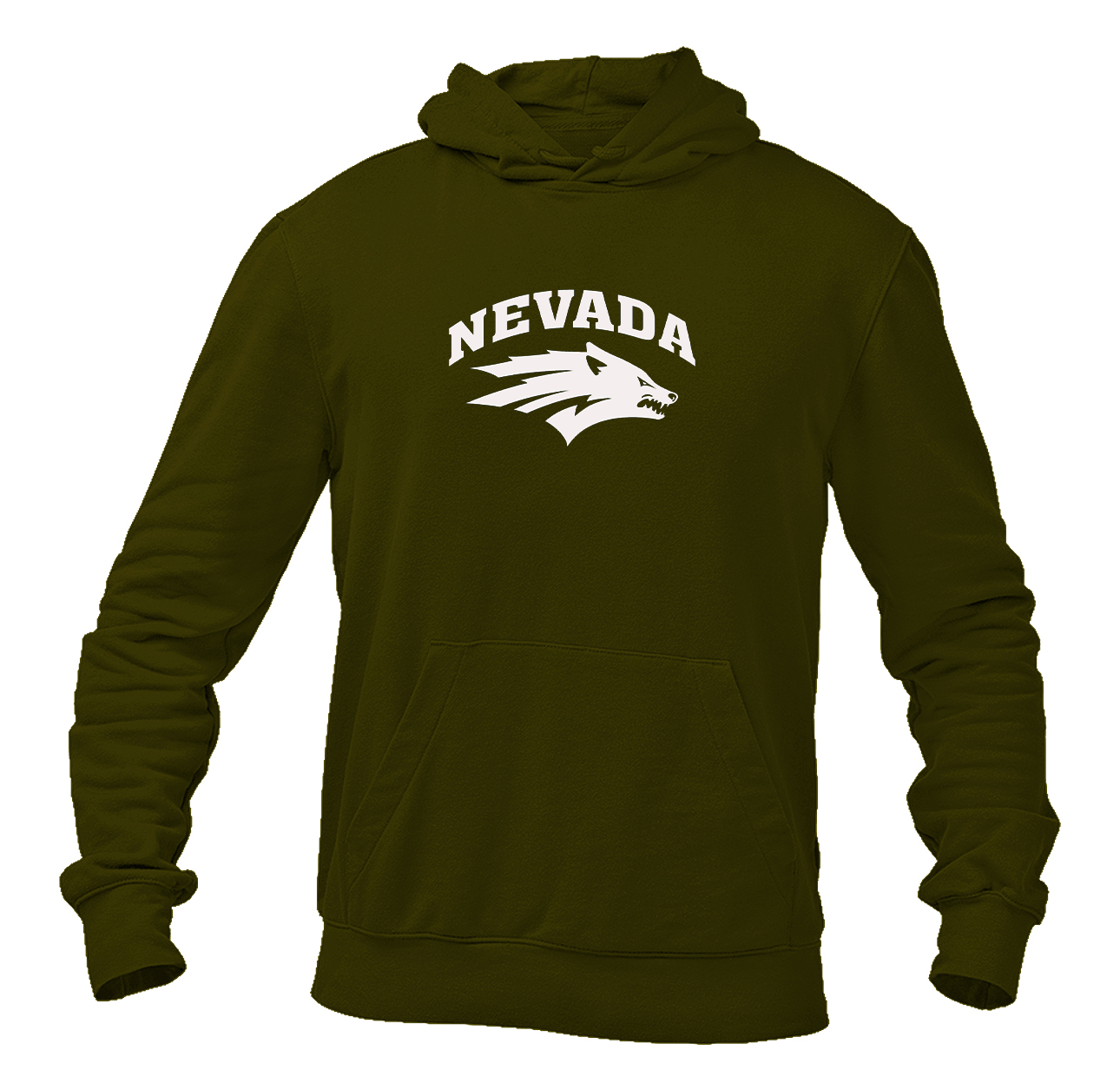 Men's Nevada Wolf Pack Logo Pullover Hoodie