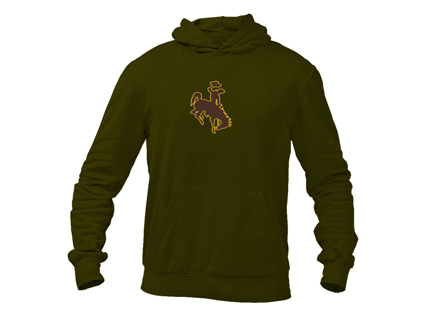 Men's Wyoming Cowboys Softstyle Midweight Hooded Sweatshirt