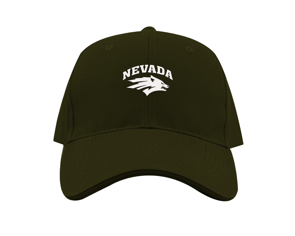 Nevada Wolf Pack Logo Dad Baseball Cap Hat