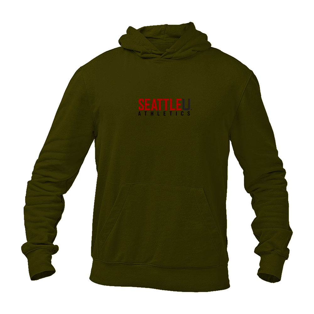 Men's Seattle Redhawks Logo Softstyle Midweight Hooded Sweatshirt