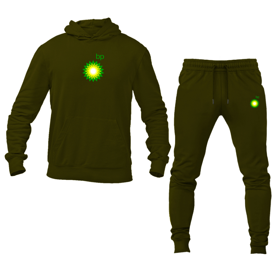Men's BP Oil Logo Hoodie Joggers Set