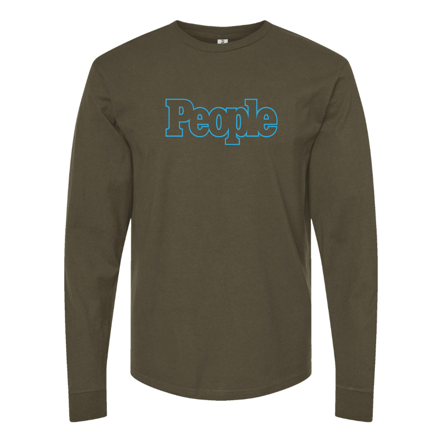 Men's People Magazine Logo Long Sleeve T-Shirt