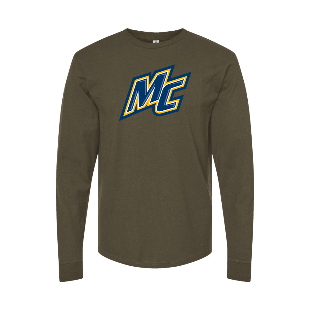 Men's Merrimack Warriors Logo Long Sleeve T-Shirt