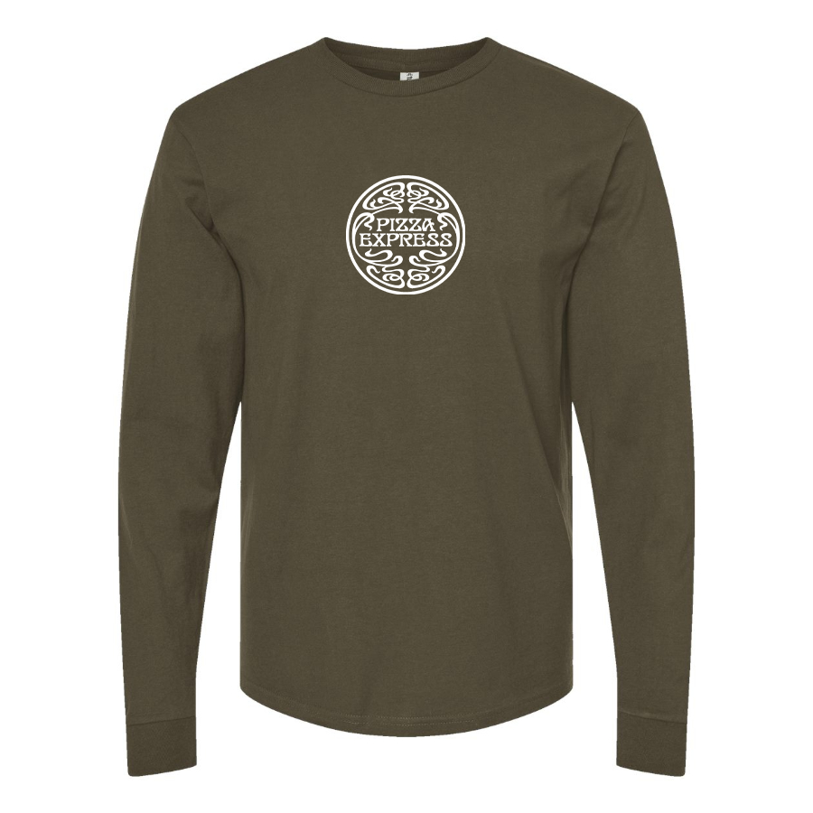 Men's Pizza Express Logo Long Sleeve T-Shirt