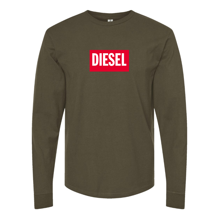 Men's Diesel Logo Long Sleeve T-Shirt