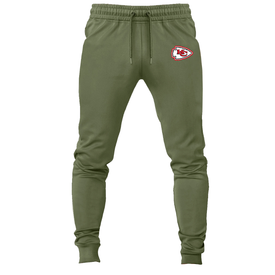 Men's KC Chiefs Logo Joggers Sweatpants