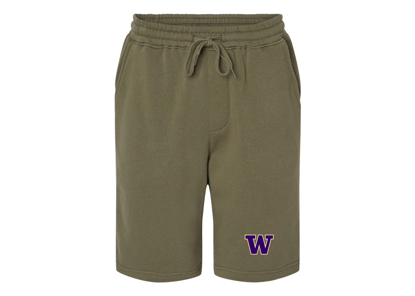 Men's Washington Huskies Independent Trading Co Midweight Fleece Shorts