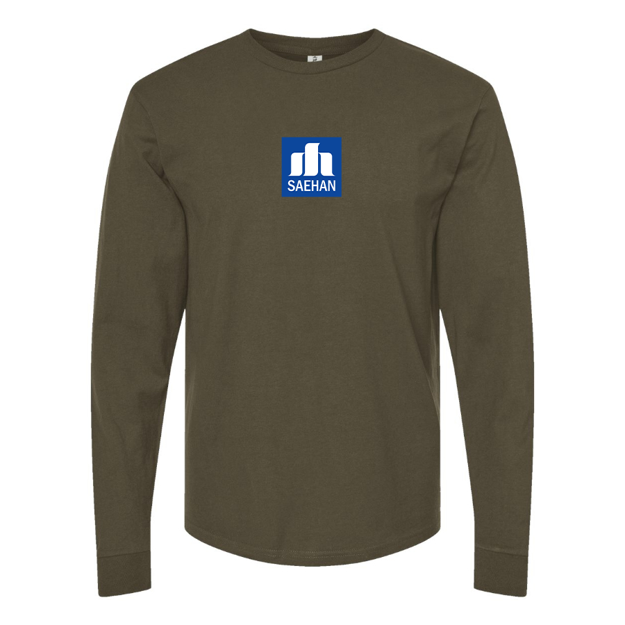 Men's Saehan Motors Logo Long Sleeve T-Shirt