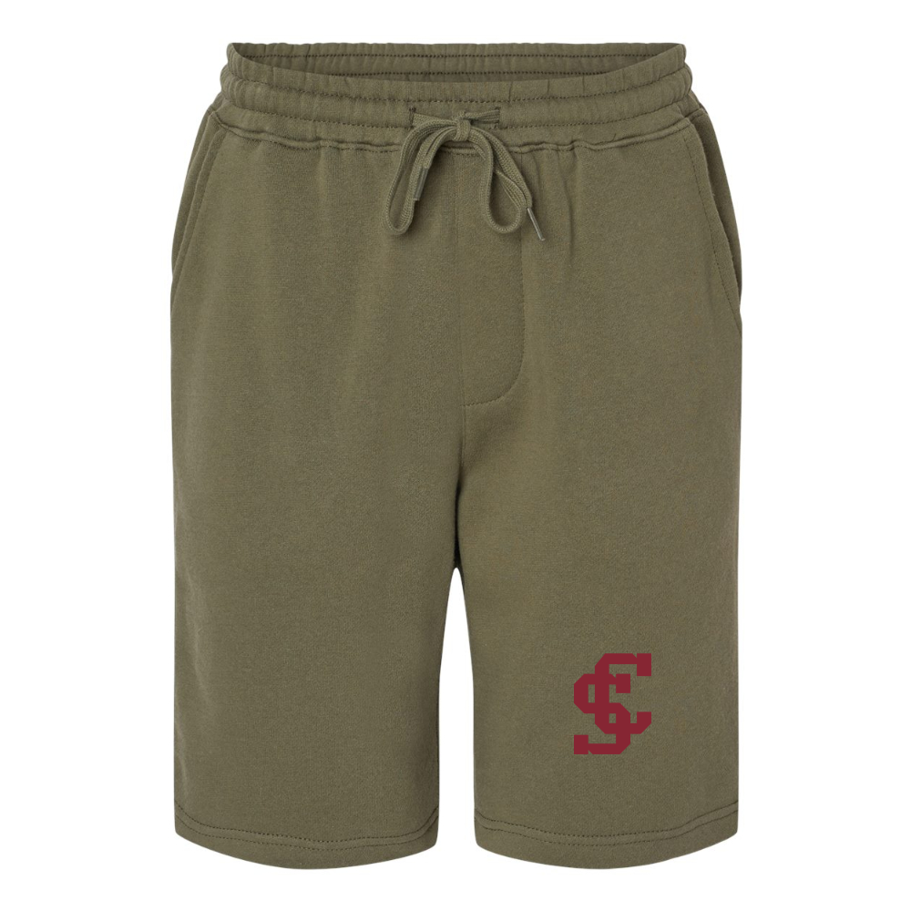 Men's Santa Clara Broncos Logo Independent Trading Co Midweight Fleece Shorts
