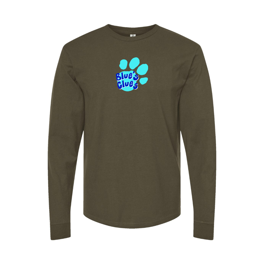 Men's Blues Clues Logo Long Sleeve T-Shirt