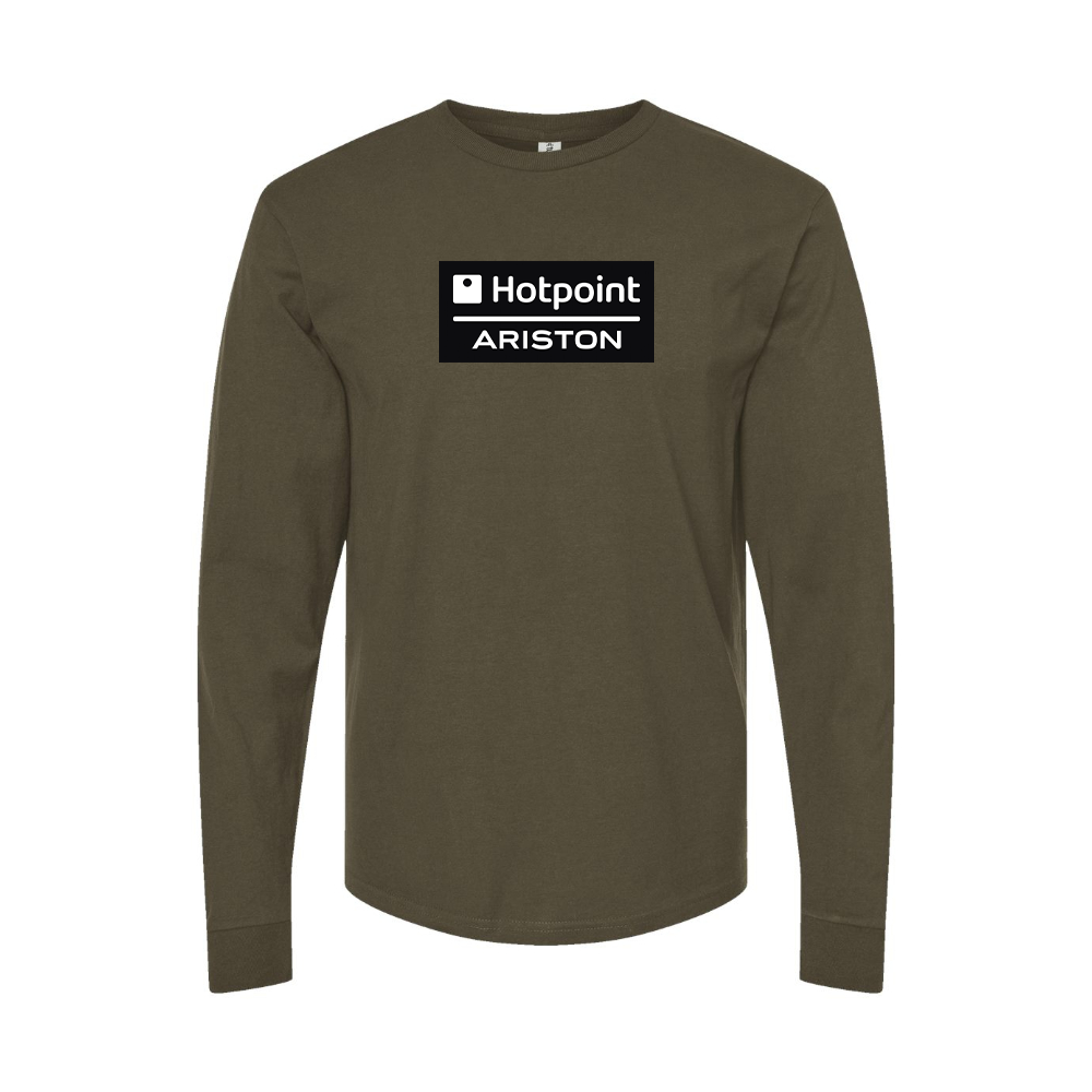 Men's Hotpoint-Ariston Logo Long Sleeve T-Shirt