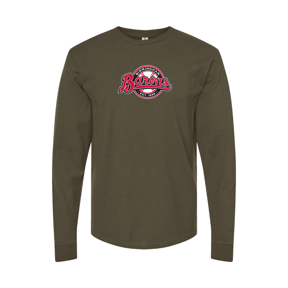 Men's Birmingham Barons Logo Long Sleeve T-Shirt