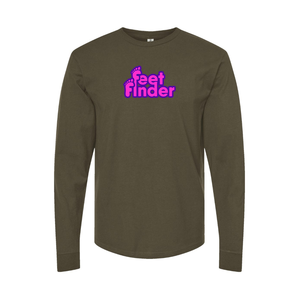 Men's FeetFinder Logo Long Sleeve T-Shirt