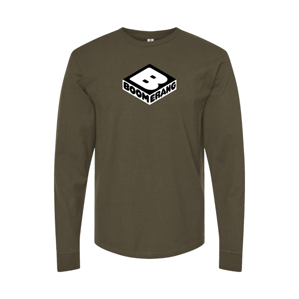 Men's Boomerang Logo Long Sleeve T-Shirt