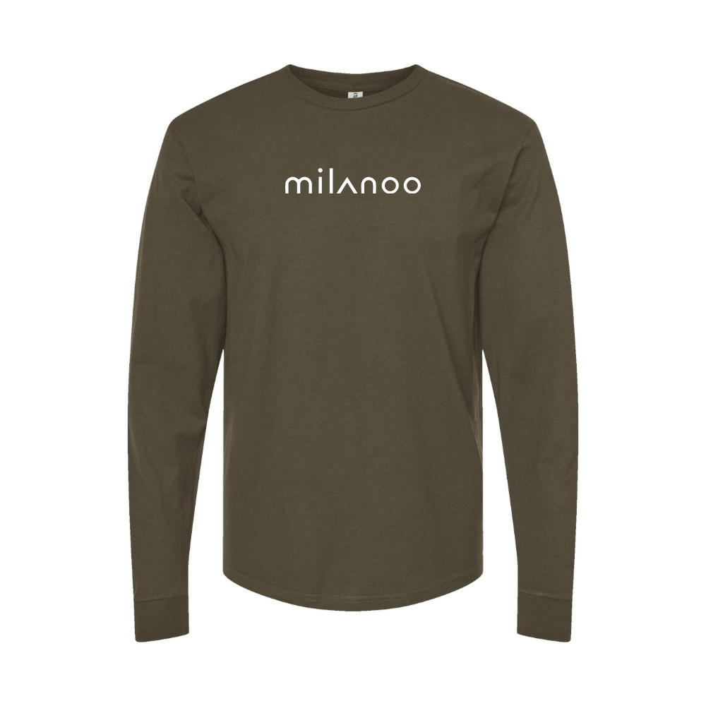 Men's Milanoo Logo Long Sleeve T-Shirt