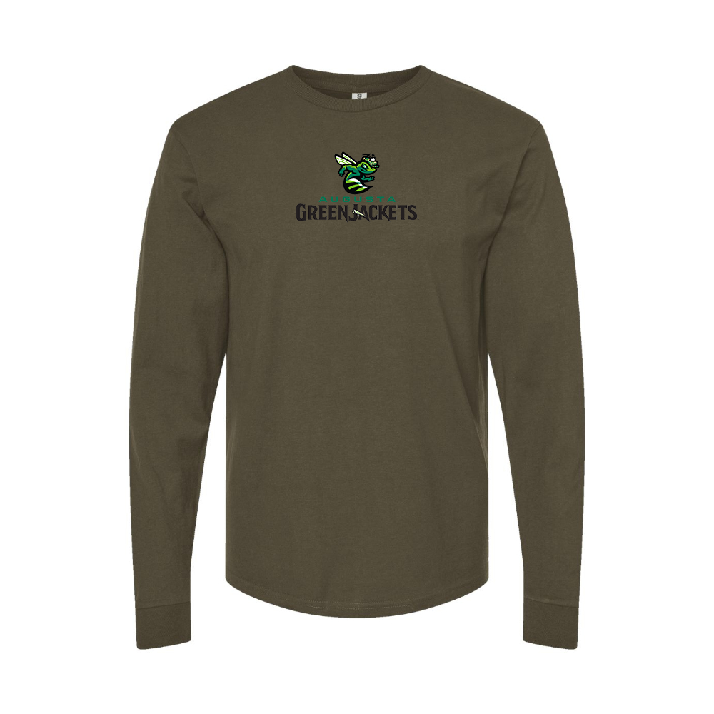 Men's Augusta GreenJackets Logo Long Sleeve T-Shirt