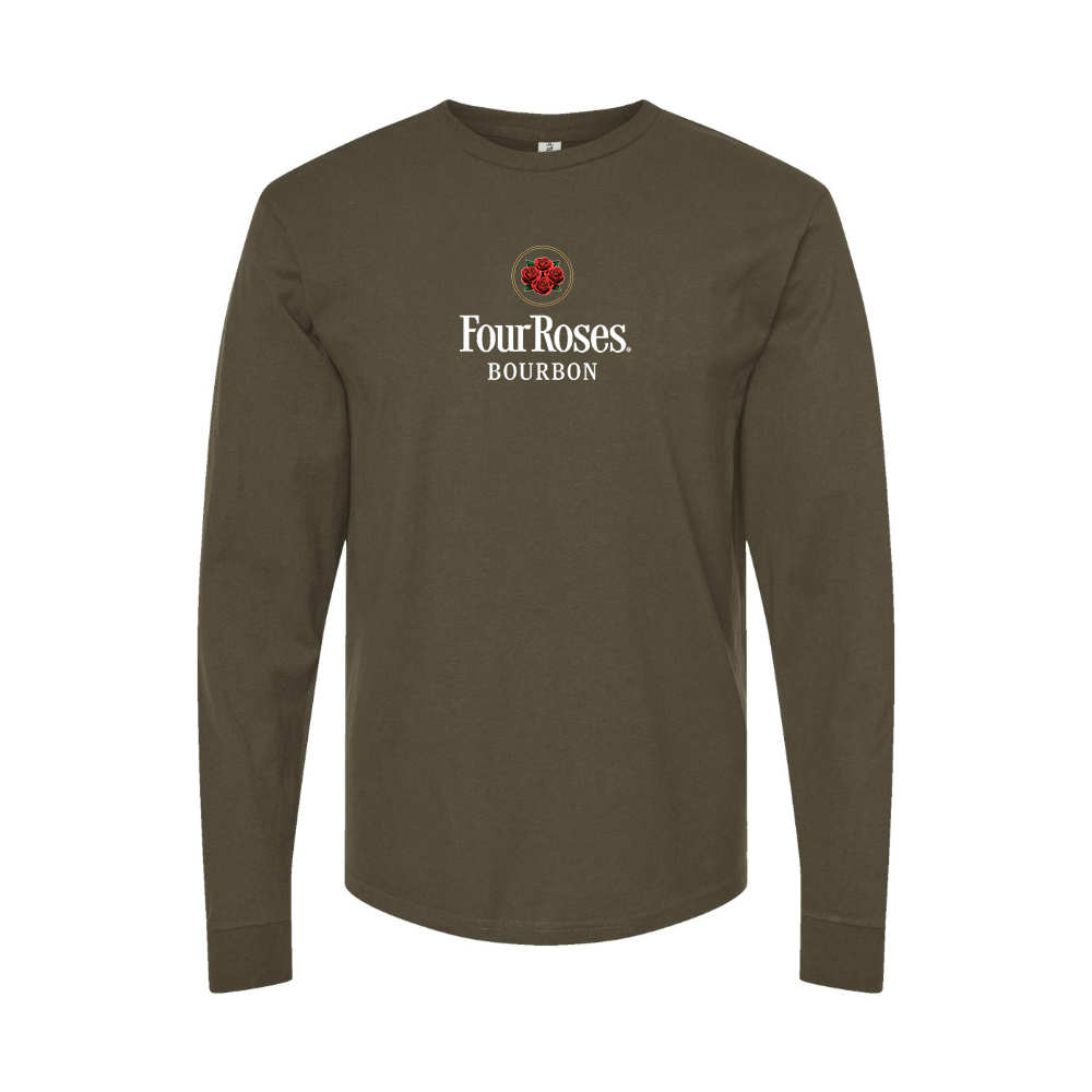 Men's Four Roses Logo Long Sleeve T-Shirt