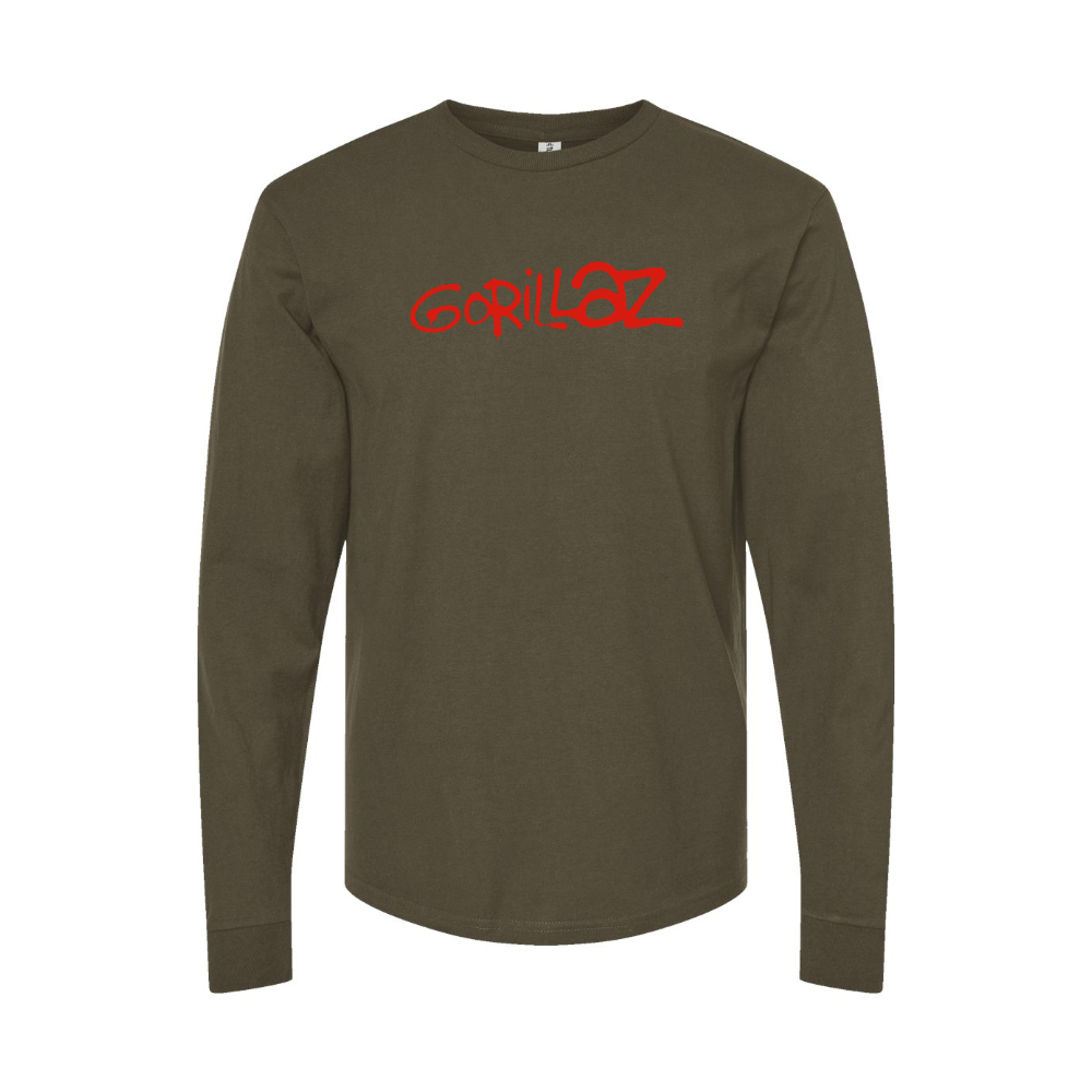 Men's Gorillaz Logo Long Sleeve T-Shirt