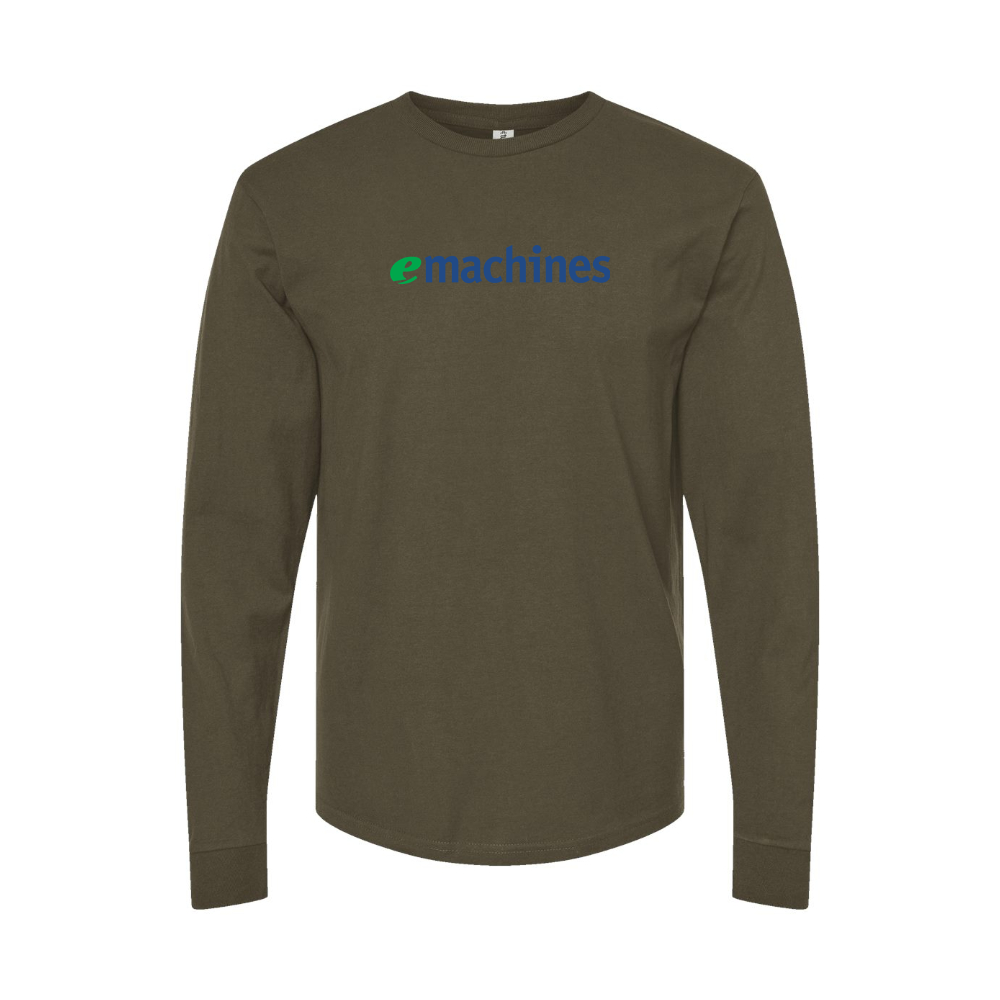 Men's eMachines Logo Long Sleeve T-Shirt
