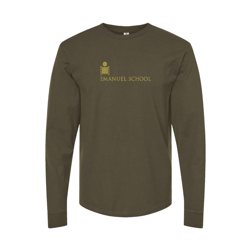 Men's Emanuel School Logo Long Sleeve T-Shirt