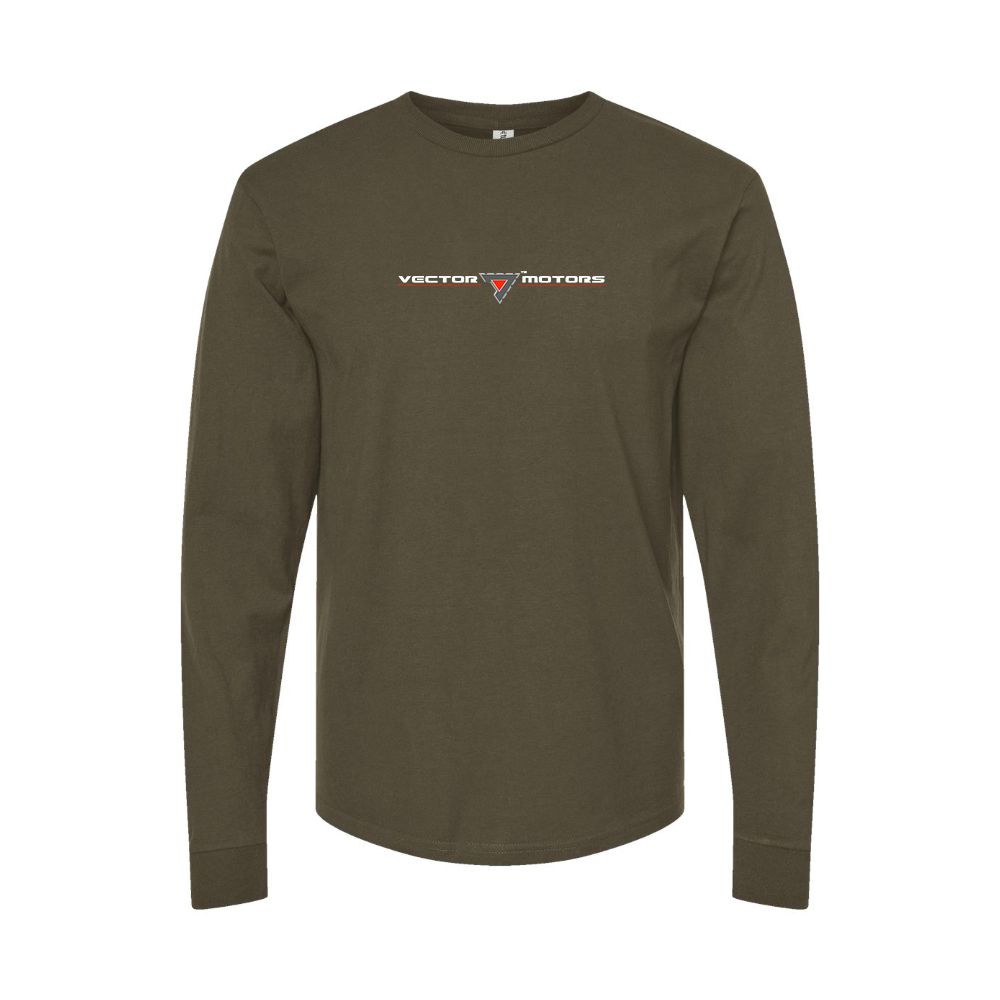 Men's Vector Motors Logo Long Sleeve T-Shirt