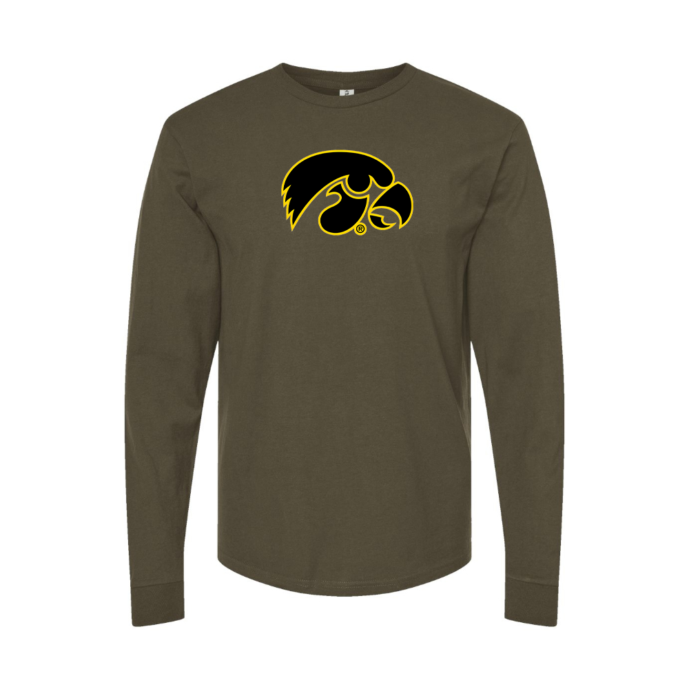 Men's Lowa Hawkeyes Logo Long Sleeve T-Shirt