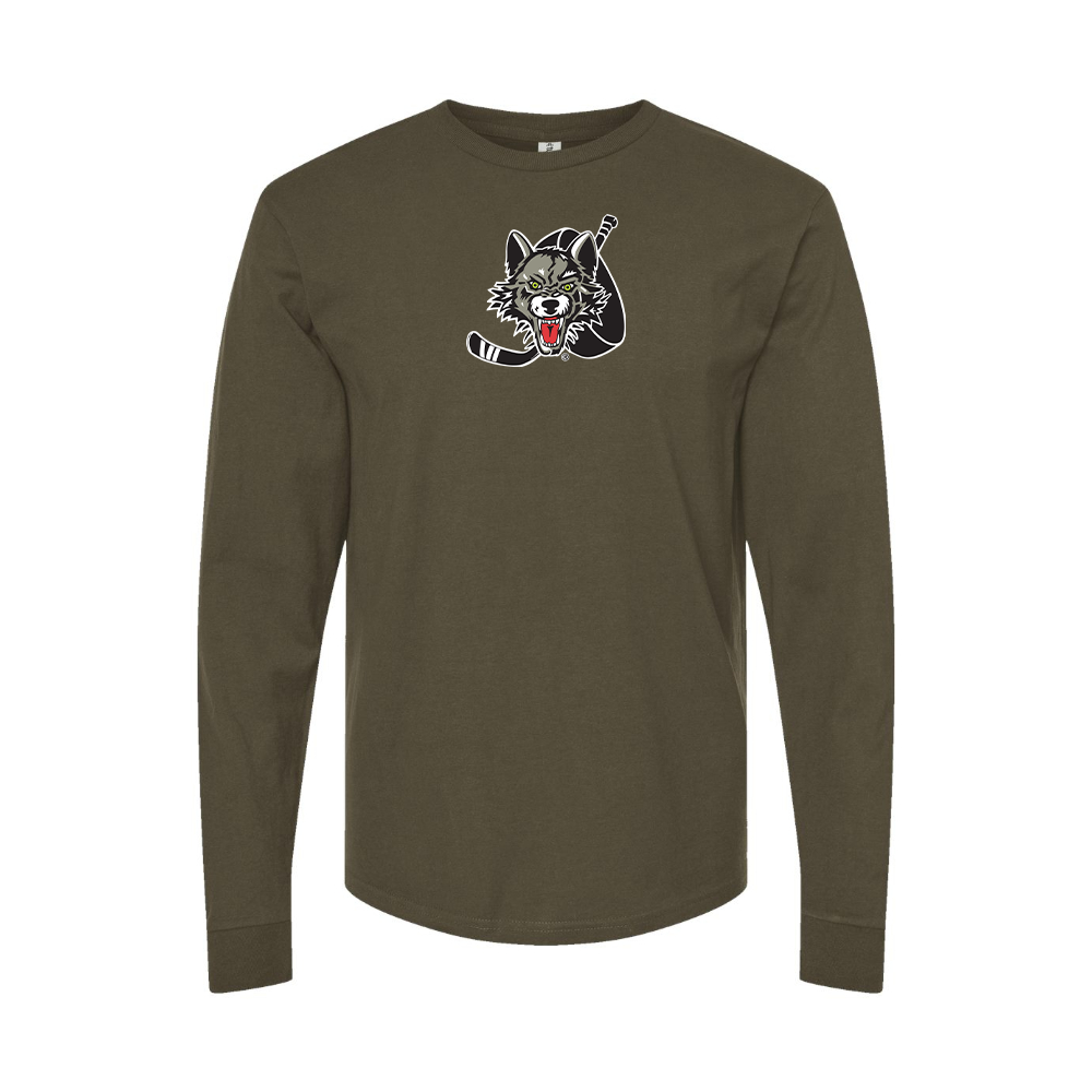 Men's Chicago Wolves Logo Long Sleeve T-Shirt
