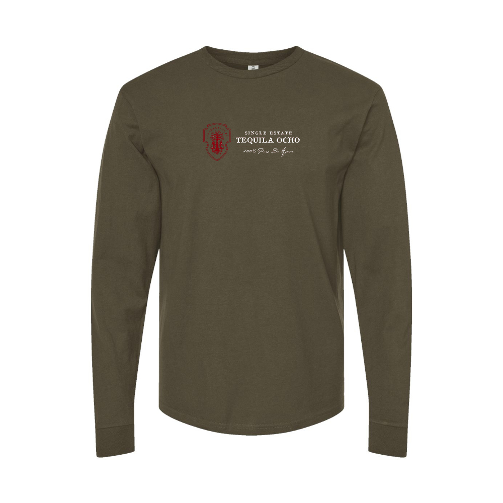 Men's Tequila Ocho Logo Long Sleeve T-Shirt
