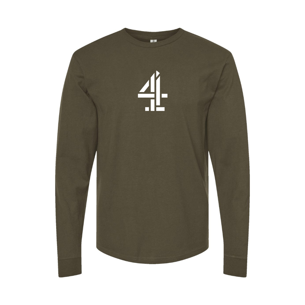 Men's Channel 4 Logo Long Sleeve T-Shirt