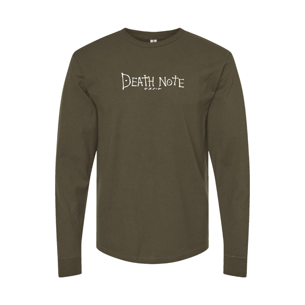 Men's Death Note Logo Long Sleeve T-Shirt