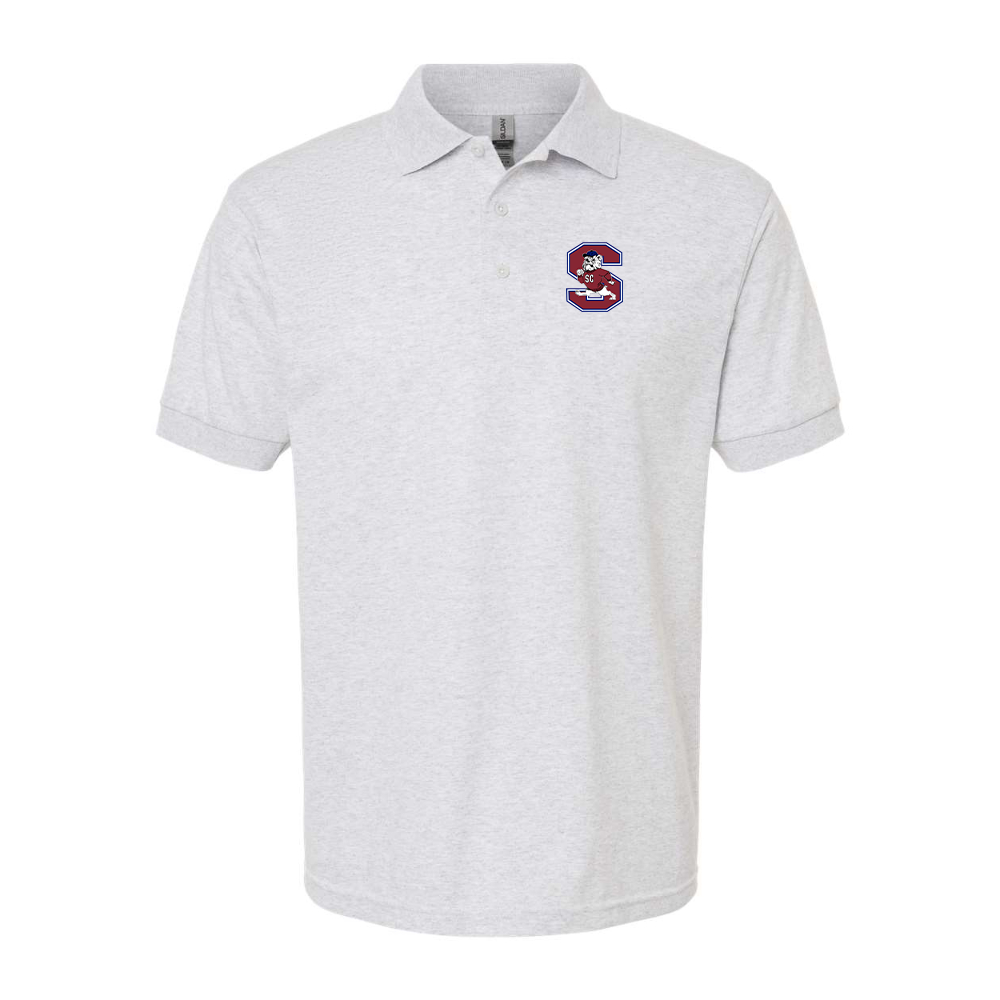 Men's South Carolina State Bulldogs Logo Gildan Dry Blend Jersey Polo