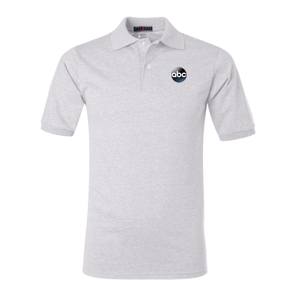Men's Abc Logo JERZEES SpotShield polo