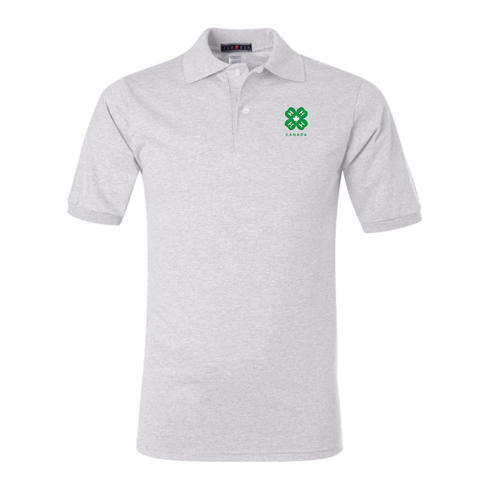 Men's 4H Canada Logo JERZEES SpotShield polo