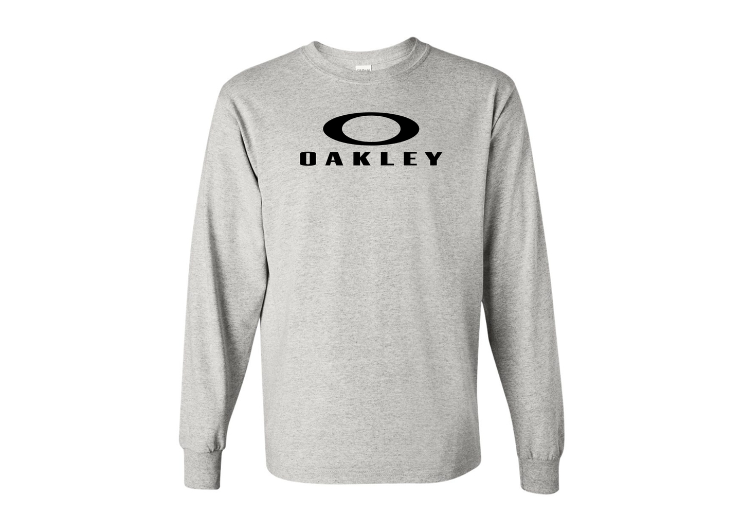 Men's Oakley Logo Gildan Heavy Cotton Long Sleeve T-Shirt