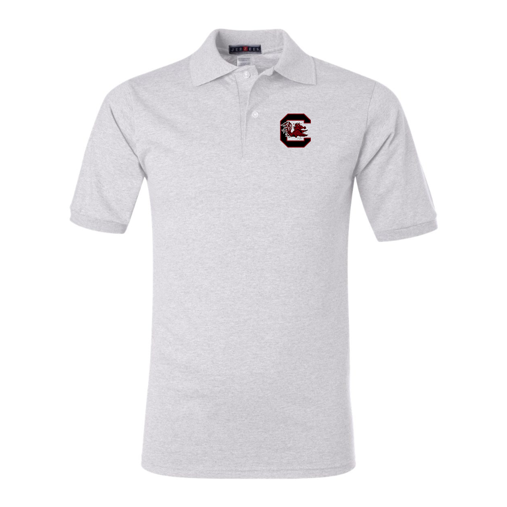 Men's South Carolina Gamecocks Logo JERZEES SpotShield polo