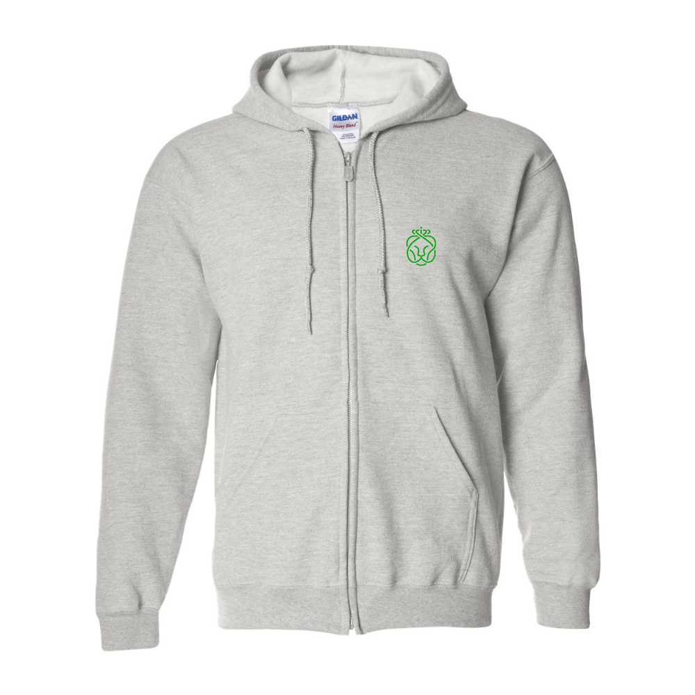 Men's Ahold Delhaize Symbol Gildan Heavy Blend Full Zip Hooded Sweatshirt
