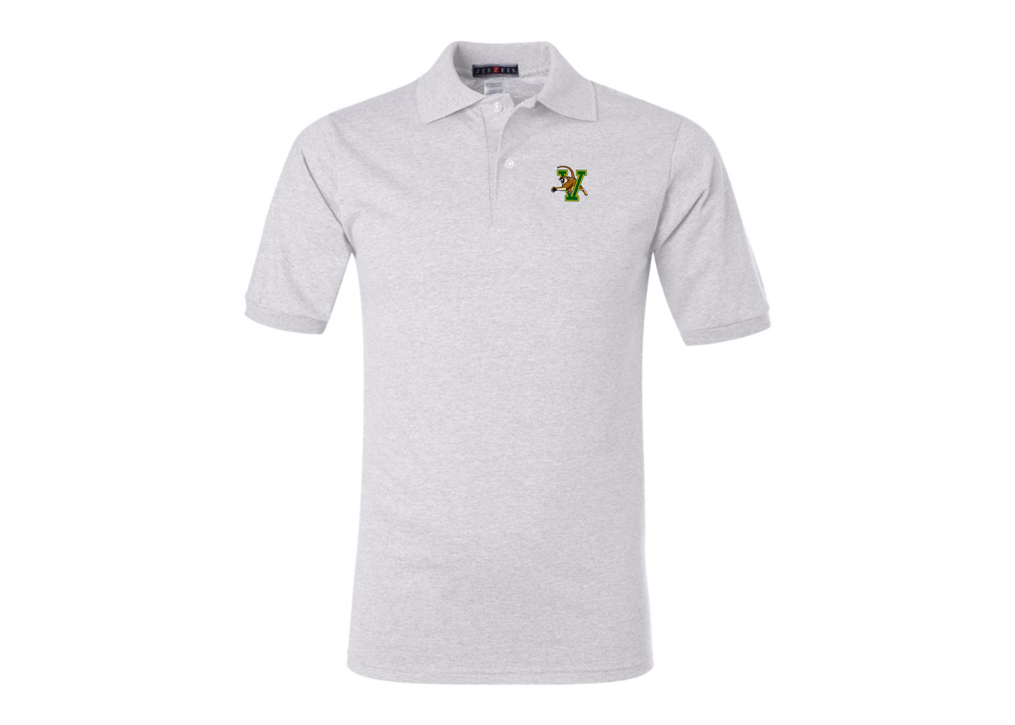 Men's Vermont Catamounts JERZEES SpotShield polo